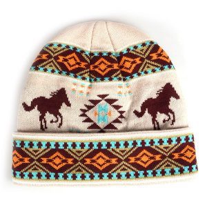 Geo Horse Knit Toque (0168)