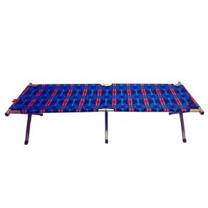 Folding Bed - Aluminum Frame - 180kg (400lbs) - Native Print  (0615-1602 Turquoise)