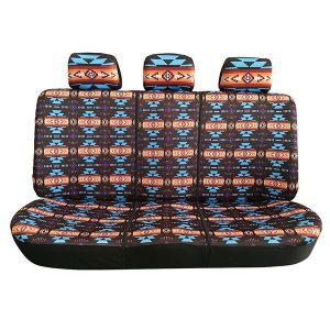 Navajo Print Back Car Seat Cover - Black (0716-1601)