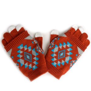 Knit Winter Gloves - Diamond Ridge (1128)