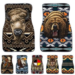 2 Piece Artistic Collection Carpet Floor Mat Set (9916)