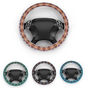 Navajo Print Steering Wheel Cover (0718)