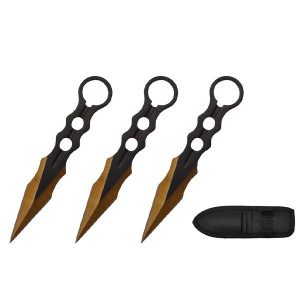 7.5" Throwing Knife 3pcs/set w/ Nylon Sheath - T00109GD