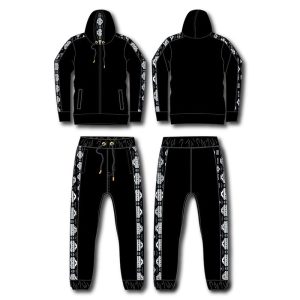 Toddler Jogger Set Black - Oak (2276-1612)