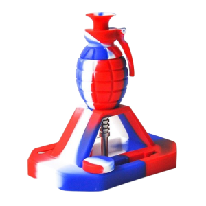 Silicone Grenade Set - 14mm - White & Red (AKNC-WR)