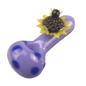 4" Glass Pipe - Sun Flower (XTR1055)