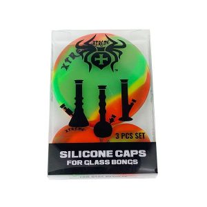 Xtreme Silicone Cap for Glass Bong (XTR-Cap Rasta)