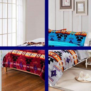 Sherpa Lined Silk Touch 3 Pcs King Size Set (0217-CB1)