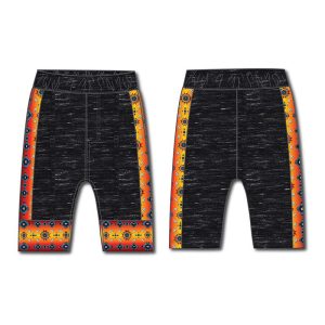 Single Jersey Knit Material Athletic Shorts - Youth - Diamon Glow (3226-1652)