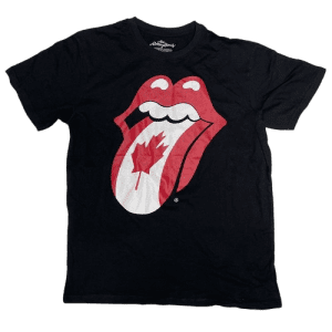 Rolling Stones Solid Flag - Large - Black (RLS1630XX-LG)
