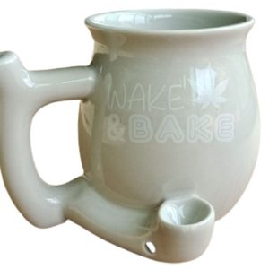 Ceramic Mug Pipe - Grey (AK MUG 1)