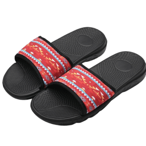 7 Lake Design Summer Sandals /Sliders for Men - Red (0812-2305)