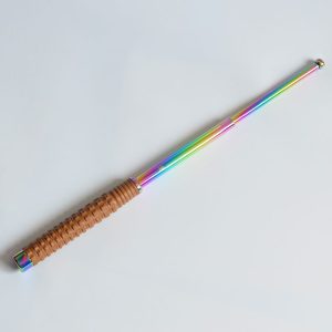 26" Baton With Black Handle + Rainbow (BT2222)