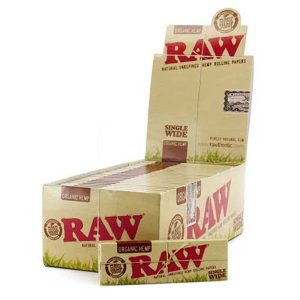 Raw Organic Hemp Single Wide 25