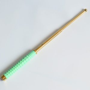 26" Baton With Green Handle + Gold (BT2222)