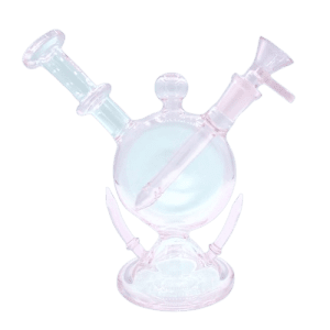 7" Soul Glass Glass Recycler Rig - S2077 Pink