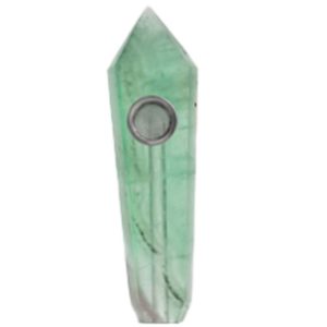 AKQuartz - Crystal Pipe - Green Fluorite