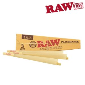 Raw Cones - Classic Natural Pre Roll Peacemaker Cone (3 Piece)