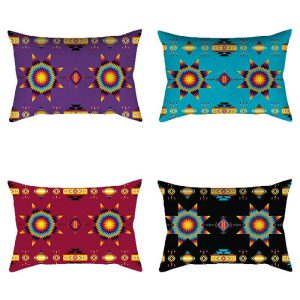 Starburst Canvas Cushion - Assorted only (0358)