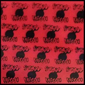 10x10 Patterned Zip lock Baggies - Pattern Stay  High(BA1001 Stay)