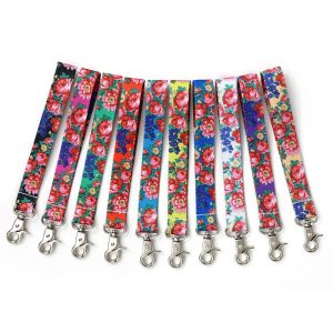 Floral wristlet