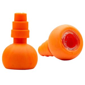Silicone Bowl for Water Pipes (Bong)  (WP007 Orange)