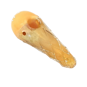 5" Glass Pipe - Ice Cream (XTR1046 Yellow)