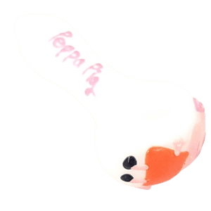 5" Glass Pipe - Glow In Dark (XTR1043 White)