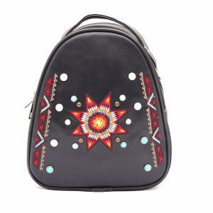 1650 Starburst Fashion Embroidered Mini Backpack