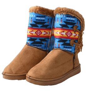 Ladies Winter Boots - Brown Blue (0842 Brown Blue)