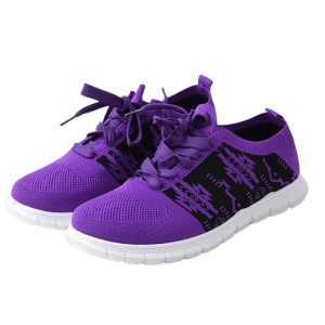 Designer Native Print - Athletic Shoes -16112 - Purple - One Size (1828-1685)