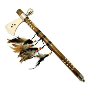 19" Cross Shape Indian Axe Feather - 5570