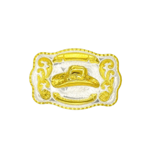 Large -  Square Big Hat - Belt Buckles