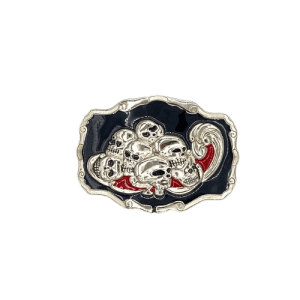 Medium -  Head of Skull - Belt Buckles