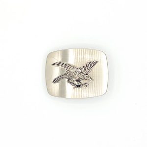 Small Square Silver Eagle - Belt Buckles