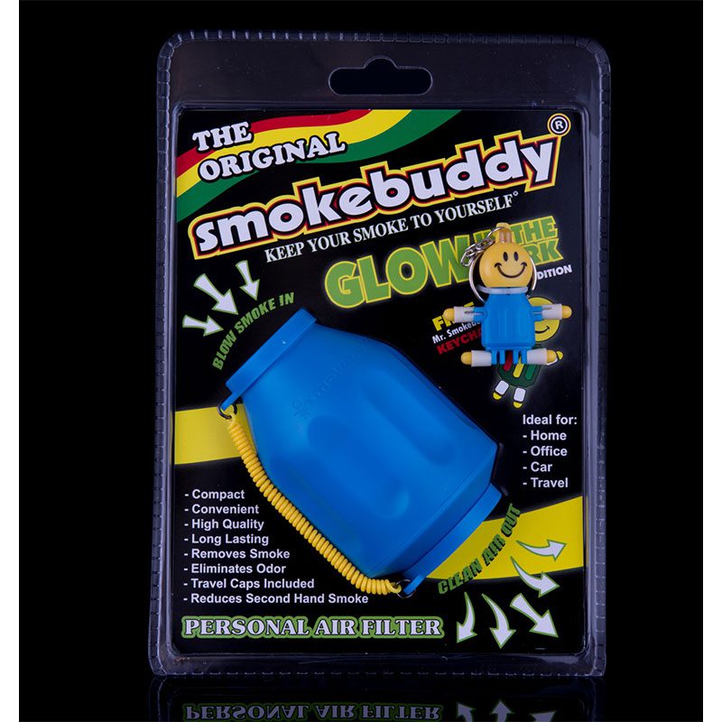 Smoke Buddy Original Personal Air Filter - (SB1001 Glow Blue) - Image 2