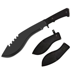 16" Fighting Machete 3.5mm Thick Full Tang Blade Rubber Grip - (T224190-1)