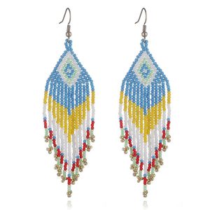 JS22224-F - Beaded Indigenous Earrings