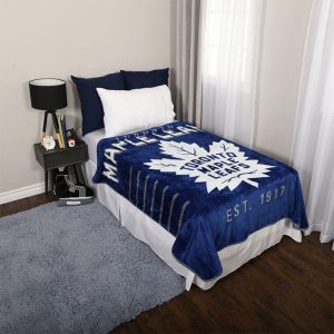 524-Raschel Throw Blanket - Toronto - Maple Leafs