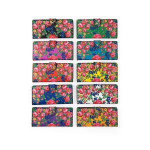 Kokum Floral  Ladies Wallet - Assorted Colors (Floral 970)