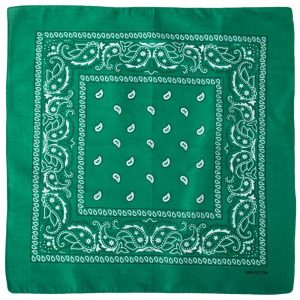 A-8 - Paisley Bandana - C. Green
