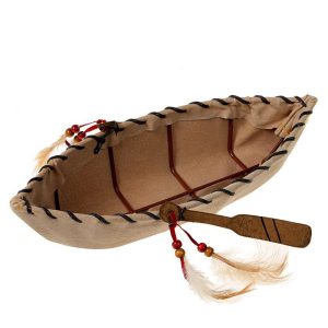 Boat Shape Wall Décor with Feather (20220324-20)