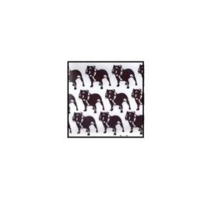 10x10 Patterned Zip lock Baggies - Pattern Bull Dog (BA1001 Bull Dog)