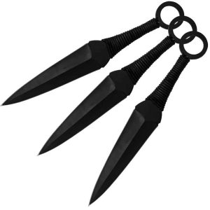 3pc - Tiger USA Huge Kunai Throwing Knife Set (SJ-1005-3)
