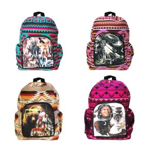 Hand Made Ecuadorian Backpacks With Adjustable Straps With Native Style Image (ECUA-NA-BP)