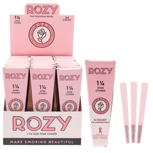 Rozy Pink 1 ¼-  Pre-Rolled Cones 6pk (RZ-001)