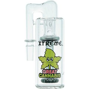 5" Xtreme Glass Bong - Trans Black  (XTR-Z039 Trans Black)