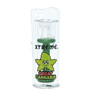 5" Xtreme Glass Bong - Green A  (XTR-Z039 Green A)