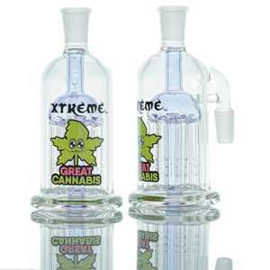 5 " Xtreme Glass Bong - Leaf Design  (XTR-Z041 Purple)