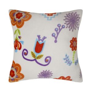 Native floral Design Silk touch Cushion 18x18" - Assorted   (0346)